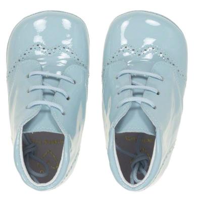 Picture of Panache Baby Shoes Lace Up Gull Wing Boot - Pale Blue
