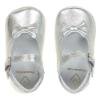 Picture of Panache Baby Shoes Bow Front Mary Jane - Metallic Silver