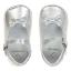 Picture of Panache Baby Shoes Bow Front Mary Jane - Metallic Silver