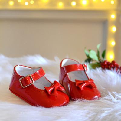 Picture of Panache Baby Shoes Bow Front Mary Jane - Red