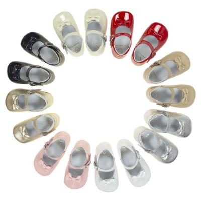Picture of Panache Baby Shoes Bow Front Mary Jane - Cream