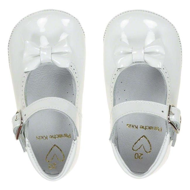 Picture of Panache Baby Shoes Bow Front Mary Jane - White