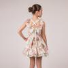 Picture of Loan Bor Girls Ruffle Neckline Floral Dress