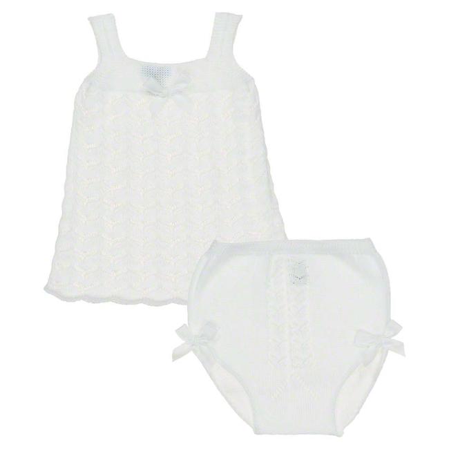 Picture of Mac Ilusion Baby Sleeveless Dress Panties Set - White