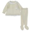 Picture of Mac Ilusion Knitted Plumetti Tunic Leggings Set - Beige