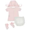 Picture of Mac Ilusion Baby Nature Set X 4 - White Pink
