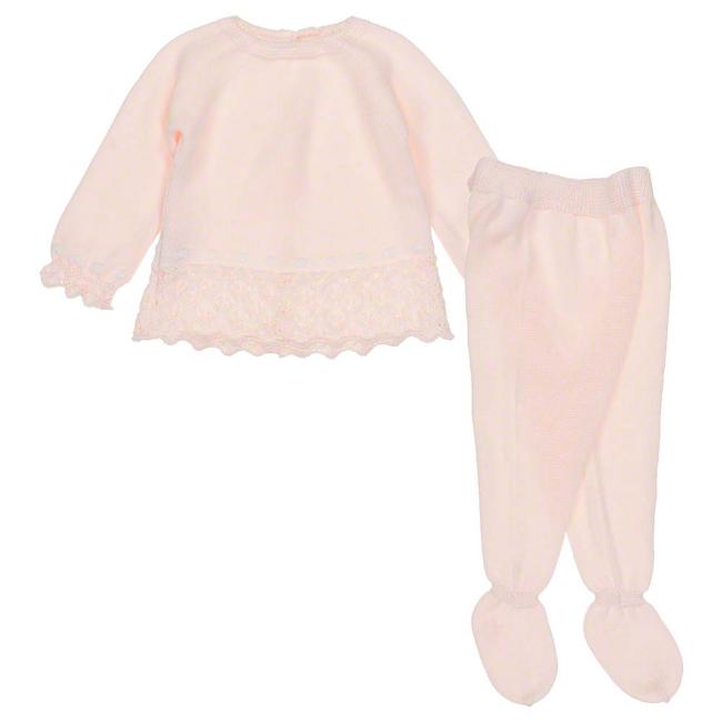 Picture of Mac Ilusion Baby Nature Knitted Tunic Leggings Set - Pink