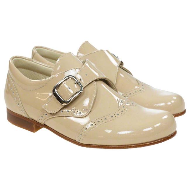 Picture of Panache Gull Wing Buckle Shoe - Arena Beige