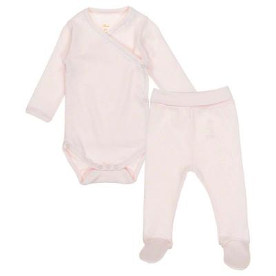 Picture of Purete du... bebe Front Fastening Vest Leggings Set - Pink