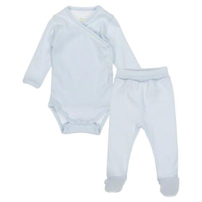 Picture of Purete du... bebe Front Fastening Vest Leggings Set - Blue