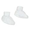 Picture of Purete du... bebe Soft Cotton Booties - White