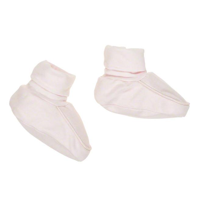 Picture of Purete du... bebe Soft Cotton Booties  - Pink