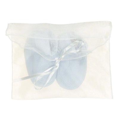 Picture of Purete du... bebe Soft Cotton Booties - Blue