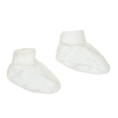 Picture of Purete du... bebe Soft Cotton Booties  - Ivory