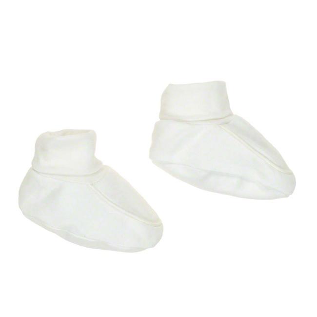 Picture of Purete du... bebe Soft Cotton Booties  - Ivory