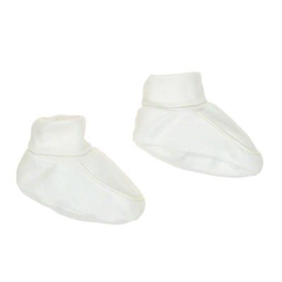 Picture of Purete du... bebe Soft Cotton Booties - Ivory