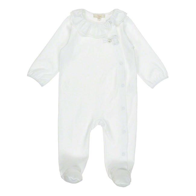 Picture of Purete du... bebe Front Fastening Playsuit - White