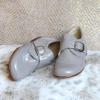 Picture of Panache Gull Wing Buckle Shoe - Light Grey Patent