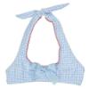 Picture of Loan Bor Gingham Halterneck Bikini - Blue Red