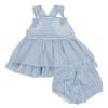 Picture of Loan Bor Baby Sundress Panties Set - Blue Stripe