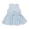 Picture of Loan Bor Toddler Girls Fixed Bow Dress - Blue Stripe