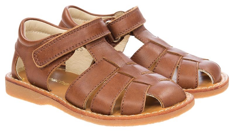 Fendi Leather sandals for Boy - Brown in UAE | Level Shoes-tmf.edu.vn