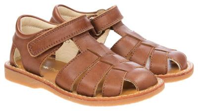 Picture of Panache Lewis Boys Strappy Sandal - Tan Leather