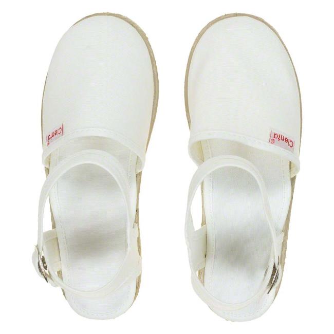 Picture of Calzados Cienta Girls Espadrille Sandal - White