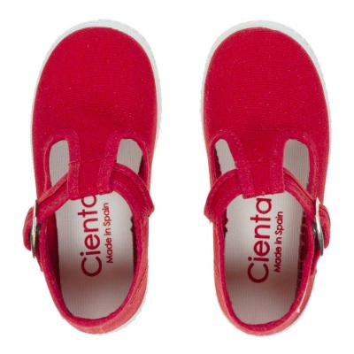 Picture of Calzados Cienta Toddler Canvas T-Bar - Red