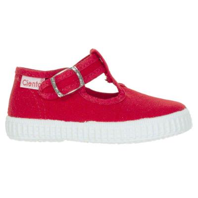 Picture of Calzados Cienta Toddler Canvas T-Bar - Red