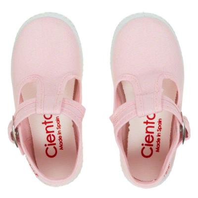 Picture of Calzados Cienta Toddler Canvas T-Bar - Pink