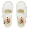 Picture of Calzados Cienta Canvas Mary Jane Shoe - White