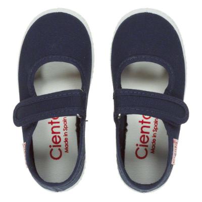 Picture of Calzados Cienta Canvas Mary Jane Shoe - Navy