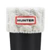 Picture of Hunter Original Kids Knitted Cuff Boot Socks - Natural White