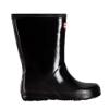 Picture of Hunter Little Kids First Classic Gloss Rainboots -Black