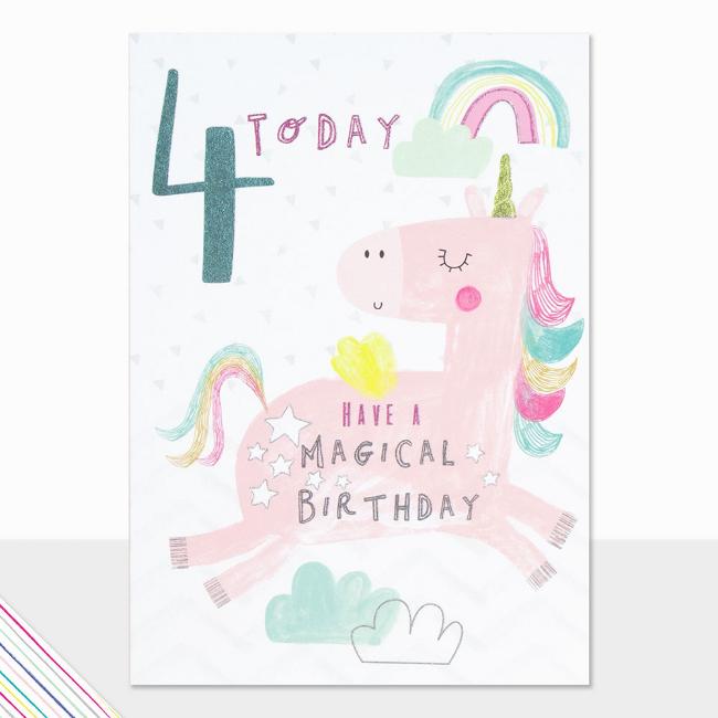 Picture of Laura Darrington Designs Scribbles 4 Today Unicorn Greeting Card