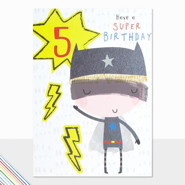 Picture of Laura Darrington Designs Scribbles 5 Super Birthday Greeting Card