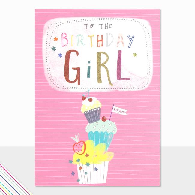 Picture of Laura Darrington Designs Scribbles To The Birthday Girl Greeting Card