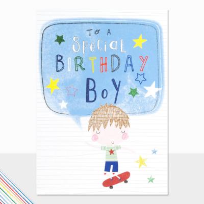 Picture of Laura Darrington Designs Scribbles To A Special Birthday Boy Greeting Card