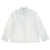 Picture of Loan Bor Girls Ruffle Bow Blouse - White