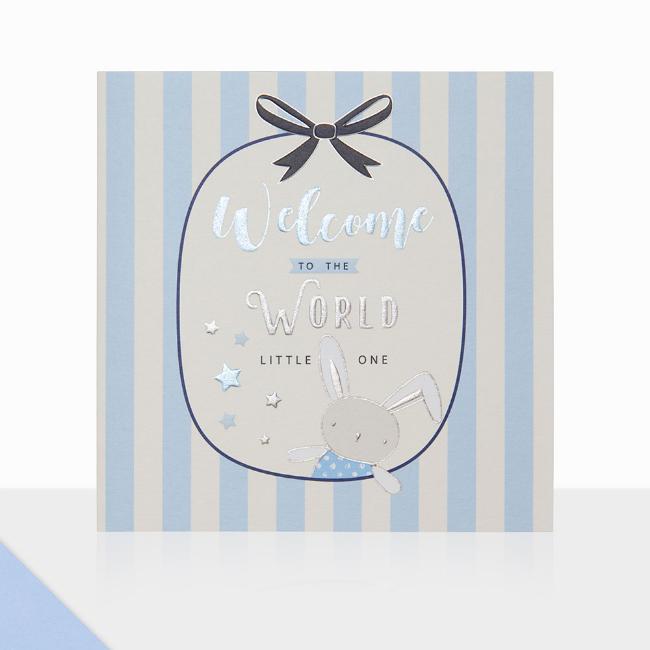 Picture of Laura Darrington Designs Breton Welcome To The World - Boy Greeting Card