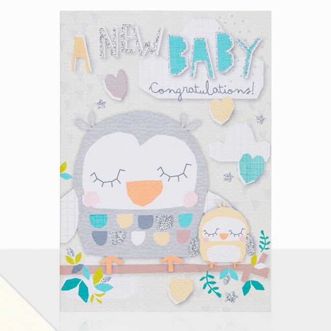Picture of Laura Darrington Designs Cut Out New Baby Greeting Card