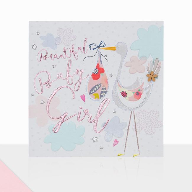 Picture of Laura Darrington Designs Chroma Baby Girl Greeting Card