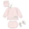 Picture of Mac Ilusion Girls 4 Piece Knitted Jam Pant Set - Pink