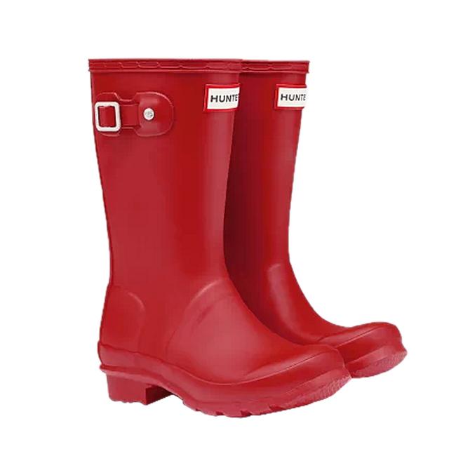 Picture of Hunter Original Little  Kids Wellington Boots - Military Red