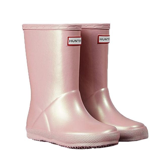 Picture of Hunter Little Kids First Classic Nebula Wellington Boots - Bella Pink