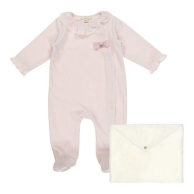 Picture of Purete du... bebe Ruffle Front Opening Playsuit - Pink