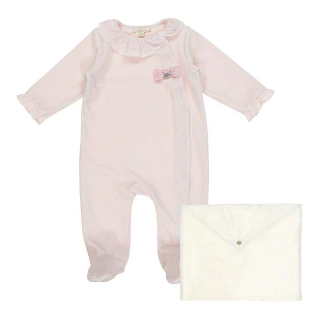 Picture of Purete du... bebe Ruffle Front Opening Playsuit - Pink