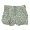 Picture of Loan Bor Toddler Boy Smocked Shirt Shorts Set - Cream Green