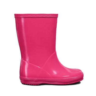 Picture of Hunter Little Kids First Classic Gloss Rainboots - Bright Pink